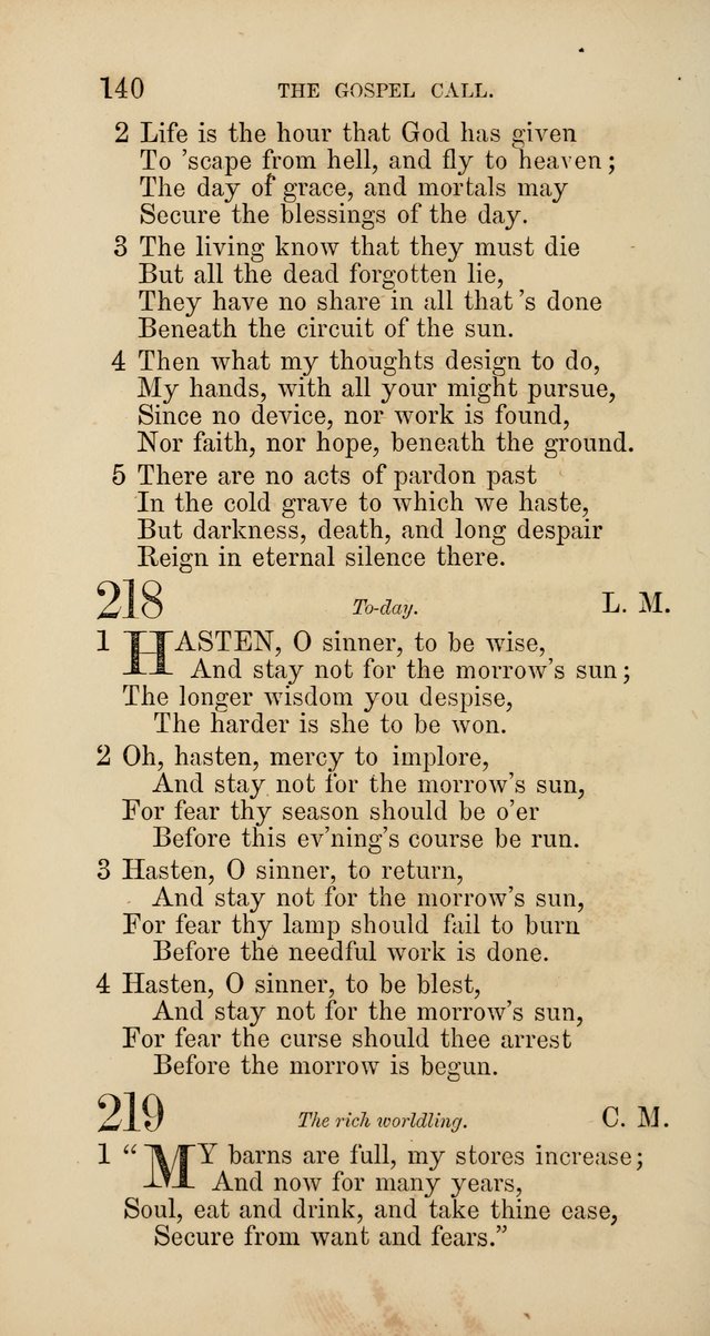 Hymns: selected and original, for public and  private worship (4th ed. 3rd rev. ed.) page 146