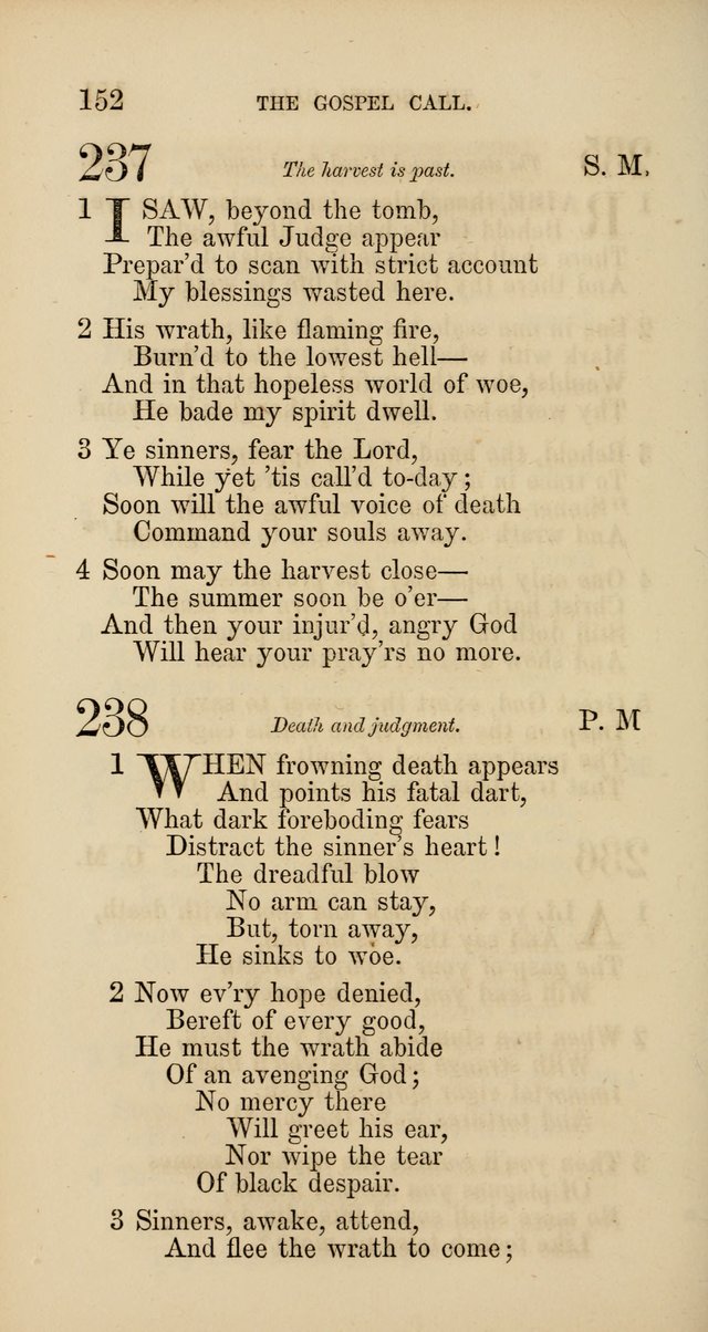 Hymns: selected and original, for public and  private worship (4th ed. 3rd rev. ed.) page 160