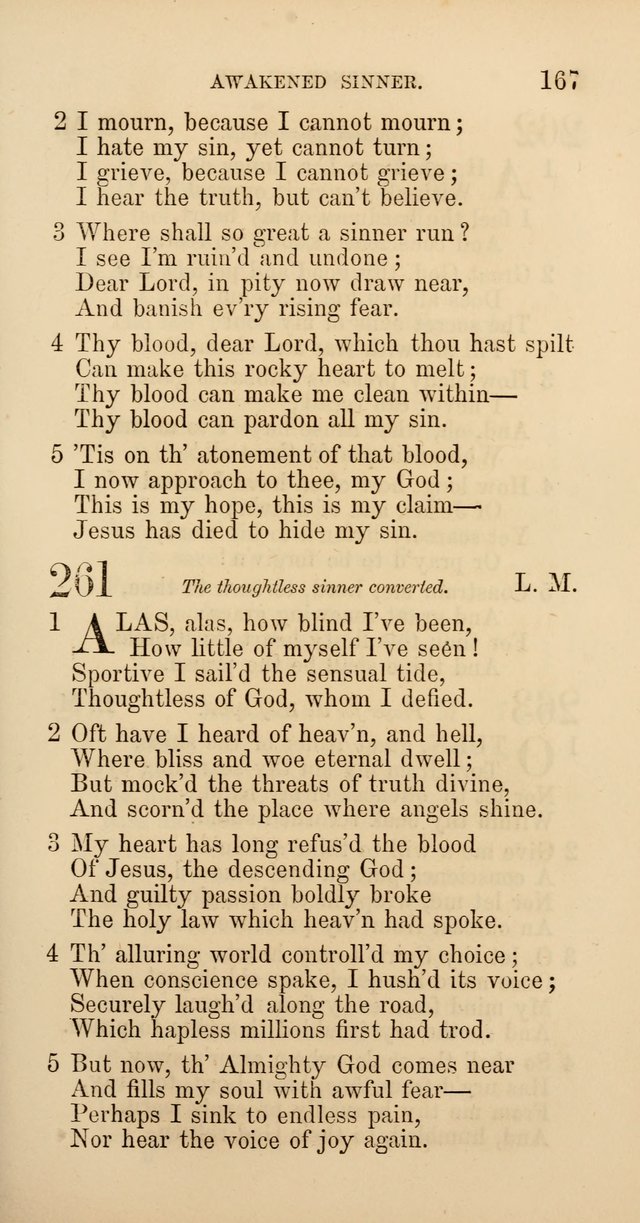 Hymns: selected and original, for public and  private worship (4th ed. 3rd rev. ed.) page 179