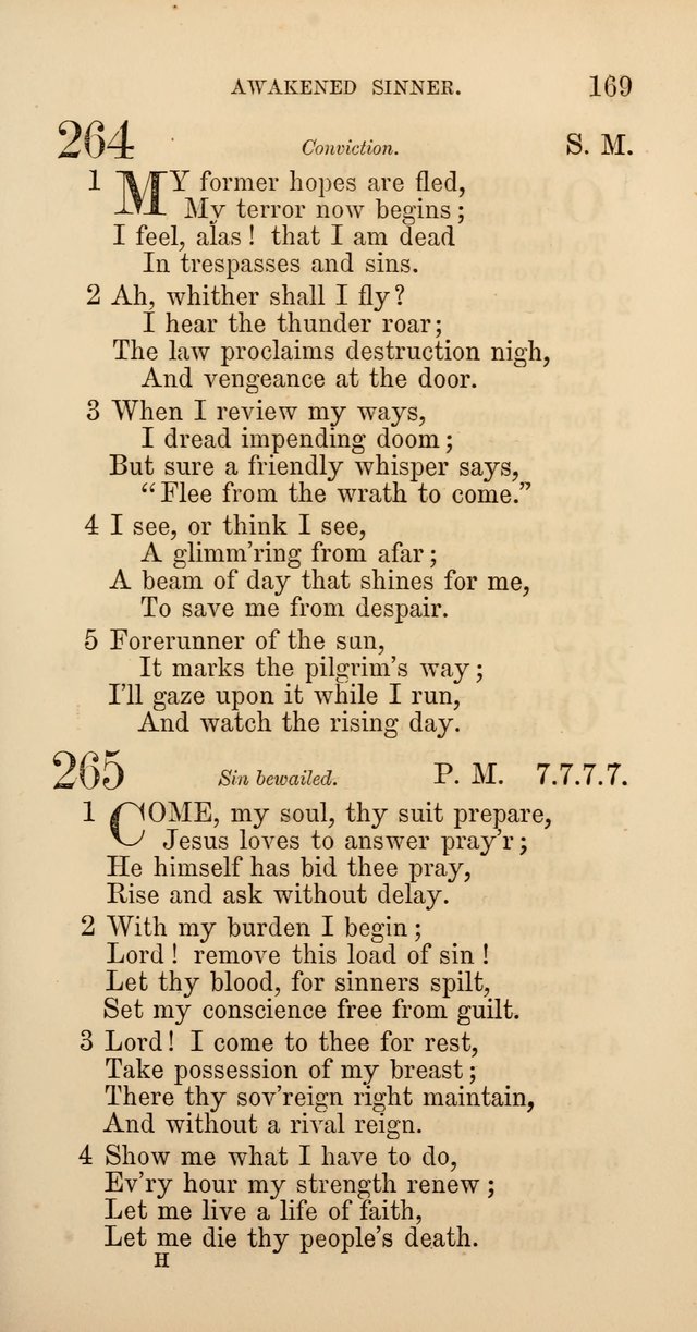Hymns: selected and original, for public and  private worship (4th ed. 3rd rev. ed.) page 181