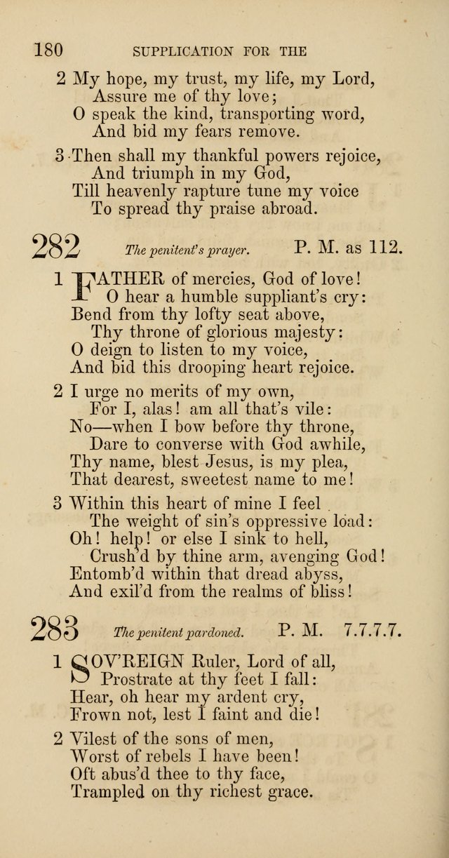 Hymns: selected and original, for public and  private worship (4th ed. 3rd rev. ed.) page 192