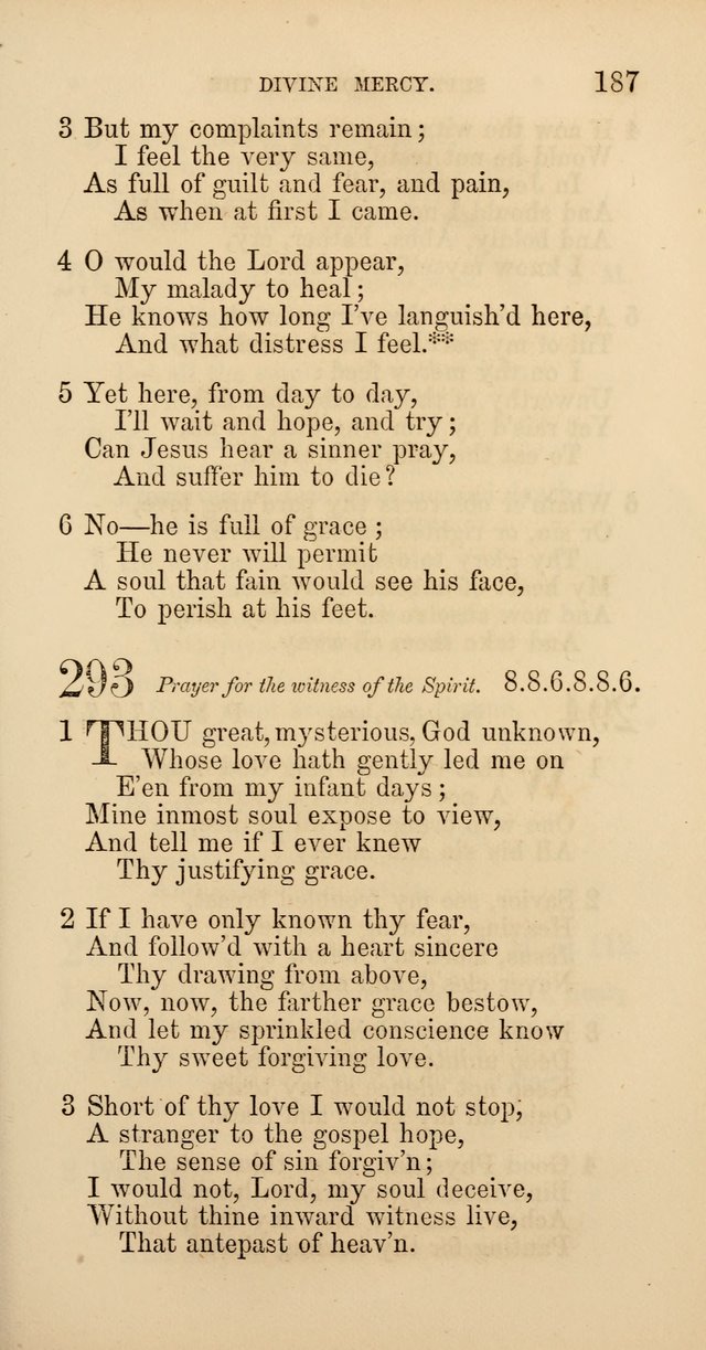 Hymns: selected and original, for public and  private worship (4th ed. 3rd rev. ed.) page 199