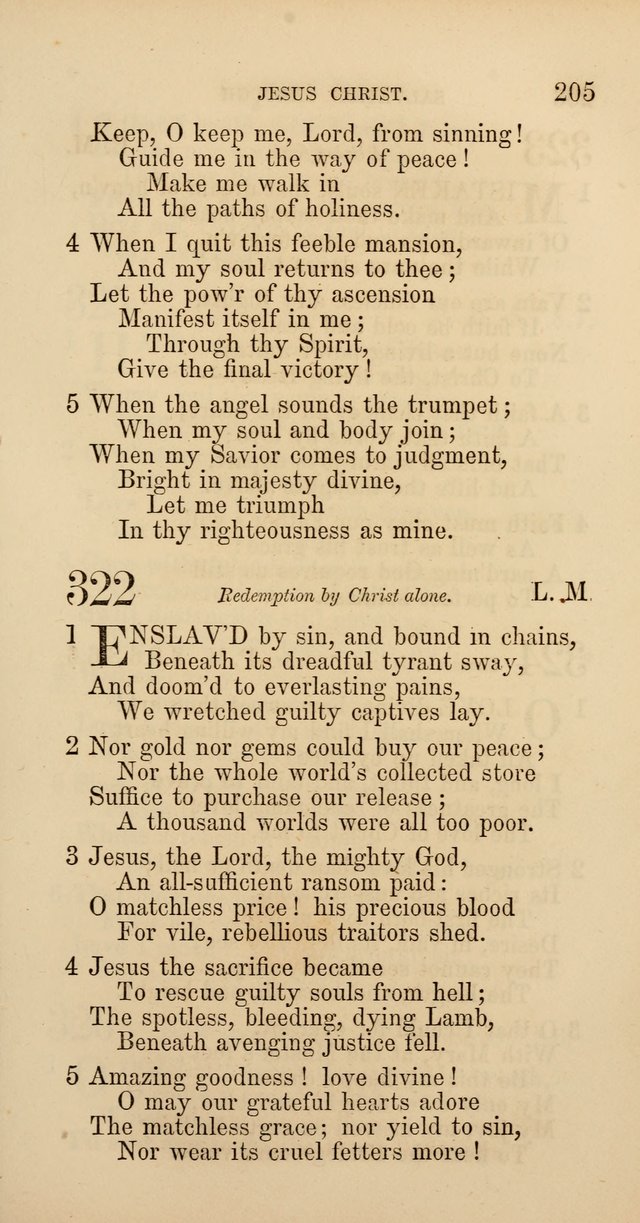Hymns: selected and original, for public and  private worship (4th ed. 3rd rev. ed.) page 217
