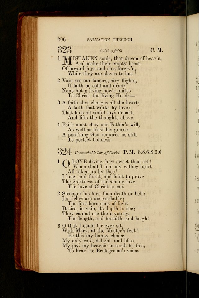 Hymns: selected and original, for public and  private worship (4th ed. 3rd rev. ed.) page 220