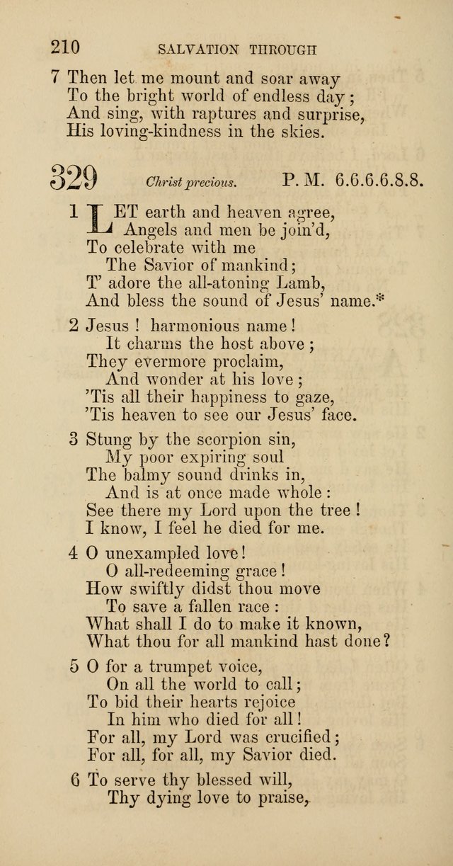 Hymns: selected and original, for public and  private worship (4th ed. 3rd rev. ed.) page 224