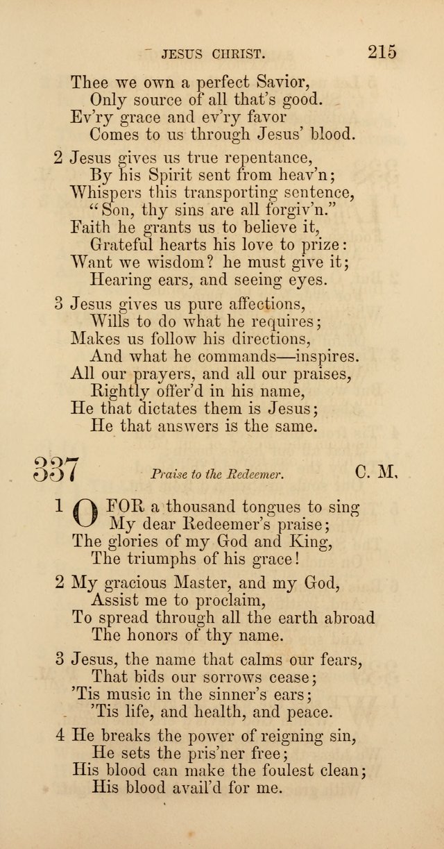 Hymns: selected and original, for public and  private worship (4th ed. 3rd rev. ed.) page 229