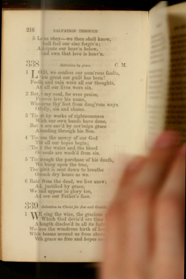 Hymns: selected and original, for public and  private worship (4th ed. 3rd rev. ed.) page 234