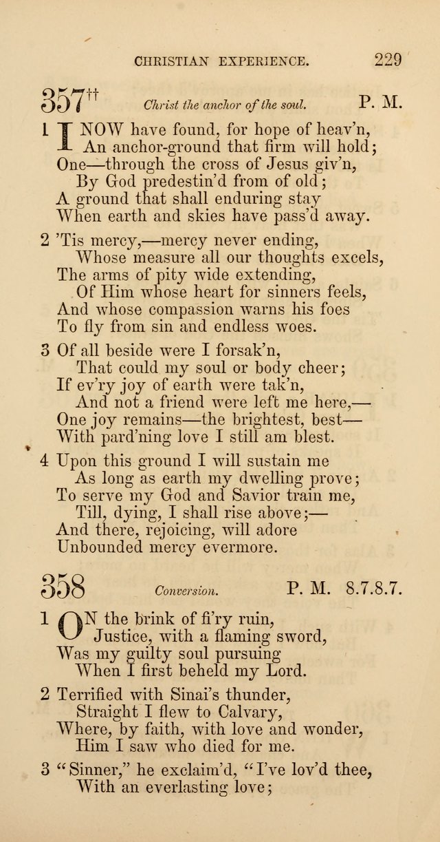 Hymns: selected and original, for public and  private worship (4th ed. 3rd rev. ed.) page 247