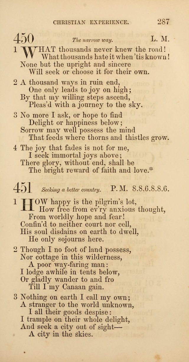 Hymns: selected and original, for public and  private worship (4th ed. 3rd rev. ed.) page 305