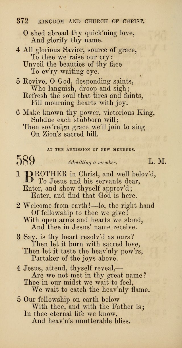 Hymns: selected and original, for public and  private worship (4th ed. 3rd rev. ed.) page 394