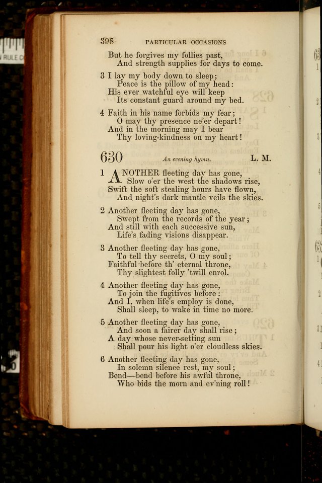 Hymns: selected and original, for public and  private worship (4th ed. 3rd rev. ed.) page 422