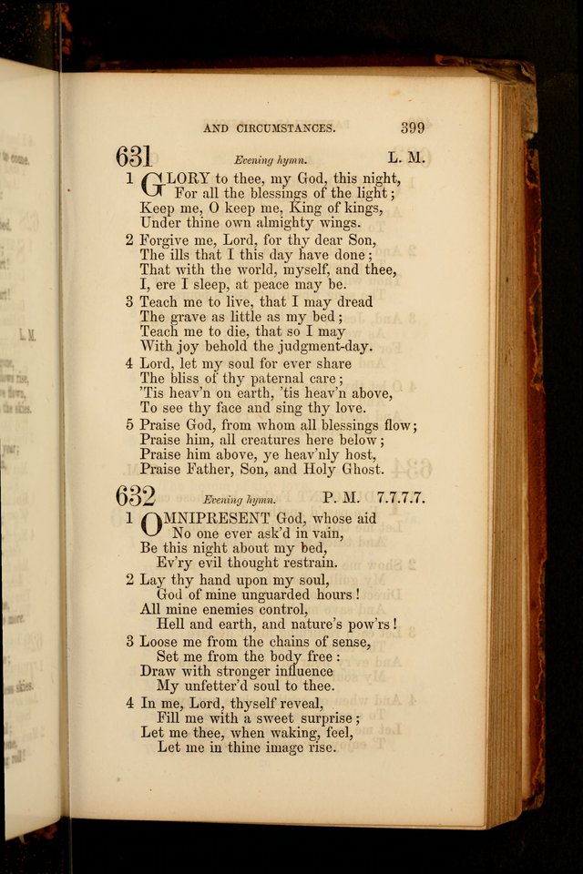 Hymns: selected and original, for public and  private worship (4th ed. 3rd rev. ed.) page 423