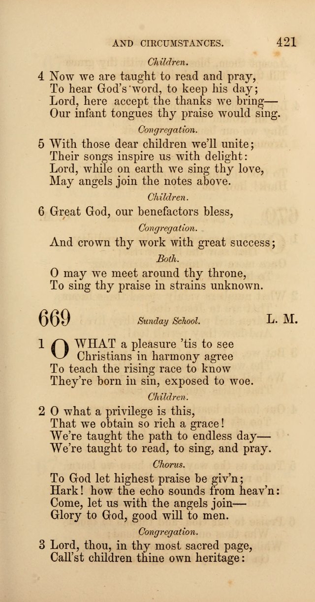 Hymns: selected and original, for public and  private worship (4th ed. 3rd rev. ed.) page 445