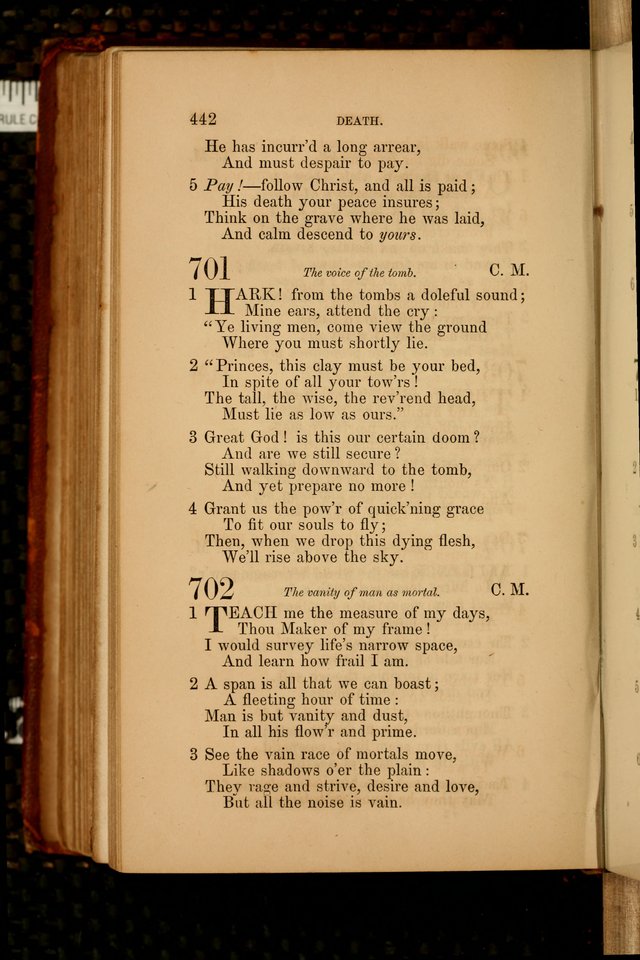 Hymns: selected and original, for public and  private worship (4th ed. 3rd rev. ed.) page 468