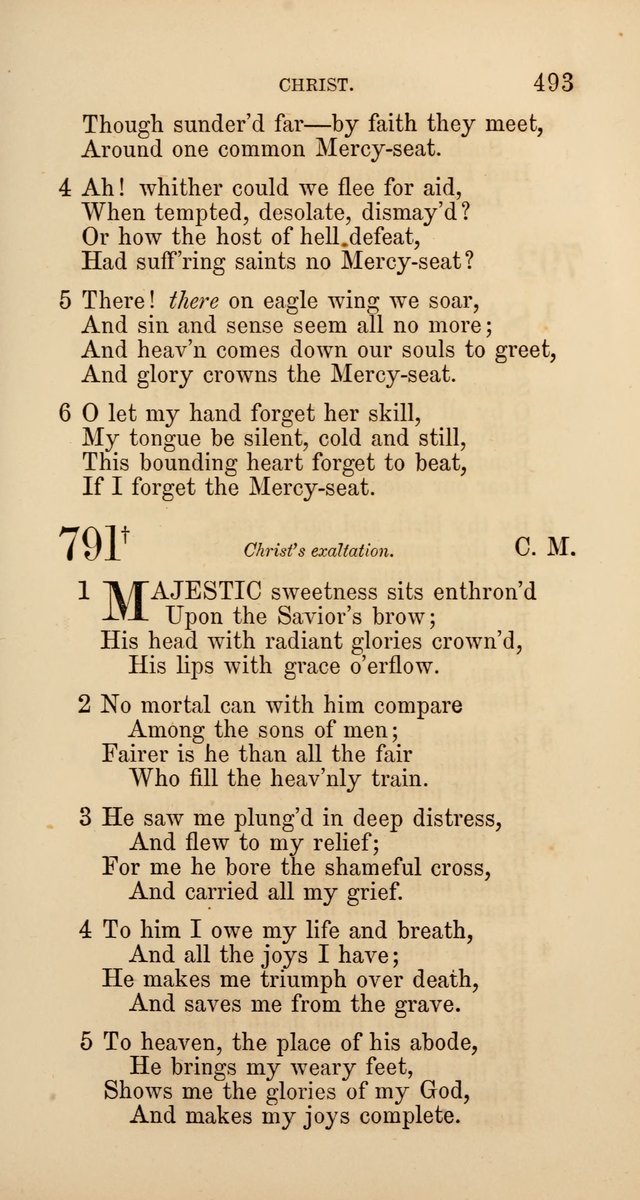 Hymns: selected and original, for public and  private worship (4th ed. 3rd rev. ed.) page 519