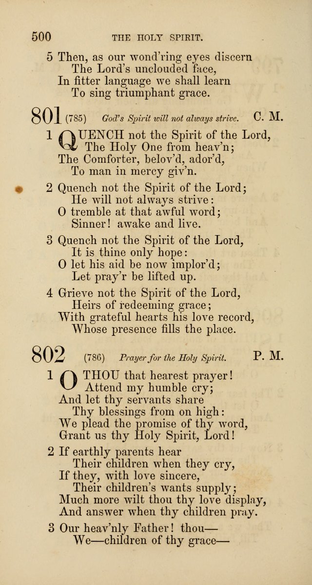 Hymns: selected and original, for public and  private worship (4th ed. 3rd rev. ed.) page 526