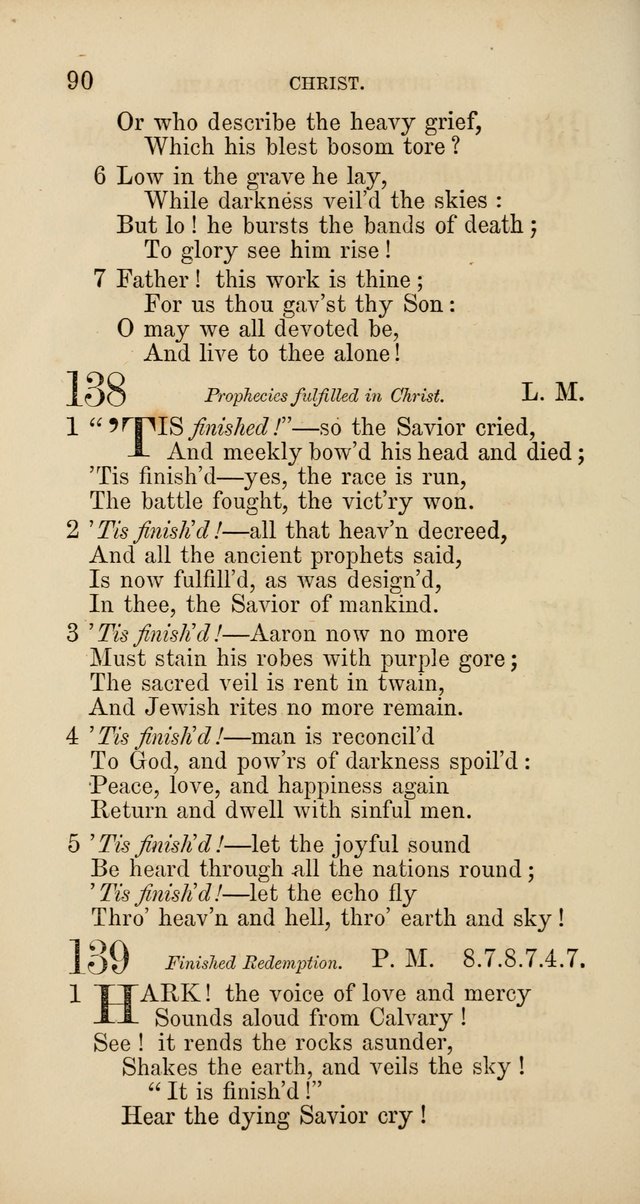Hymns: selected and original, for public and  private worship (4th ed. 3rd rev. ed.) page 94