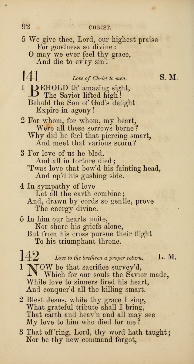 Hymns: selected and original, for public and  private worship (4th ed. 3rd rev. ed.) page 96