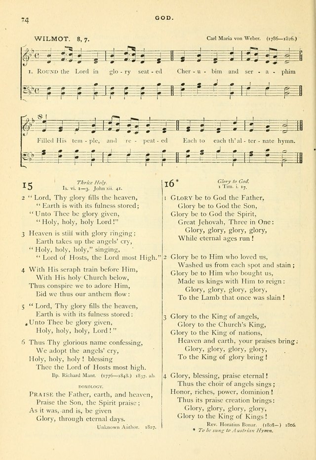 Hymns and Songs of Praise for Public and Social Worship page 14