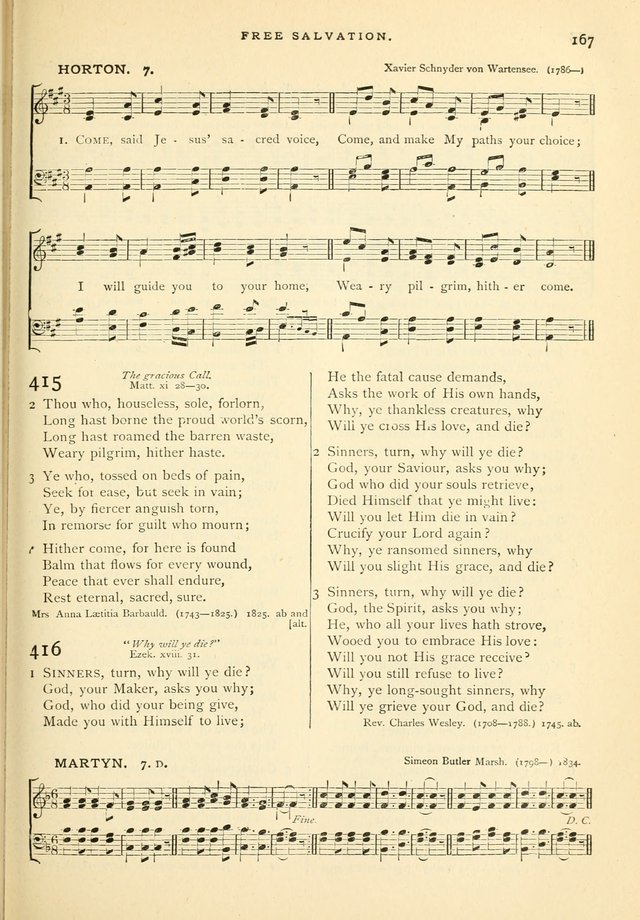 Hymns and Songs of Praise for Public and Social Worship page 169