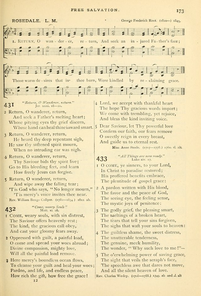 Hymns and Songs of Praise for Public and Social Worship page 175