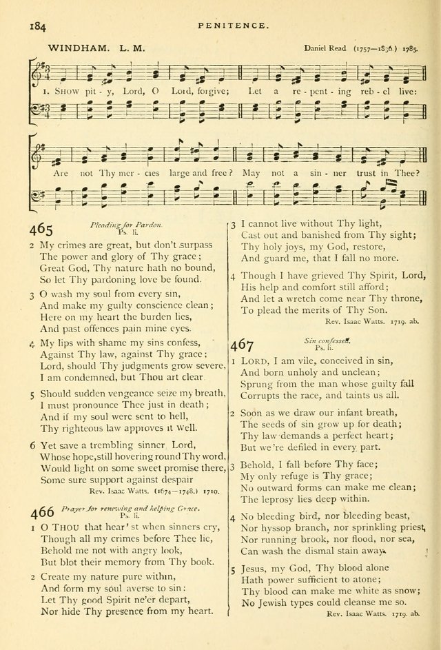 Hymns and Songs of Praise for Public and Social Worship page 186