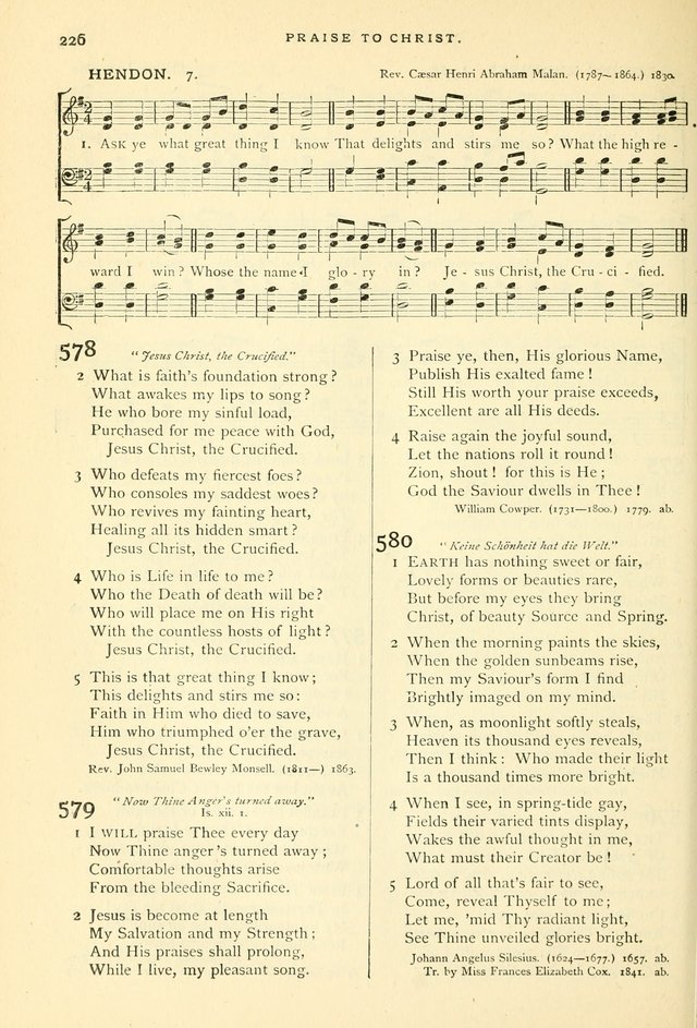 Hymns and Songs of Praise for Public and Social Worship page 230