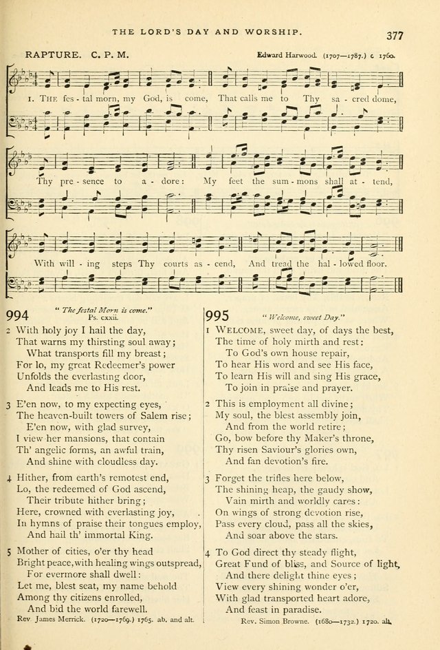 Hymns and Songs of Praise for Public and Social Worship page 383