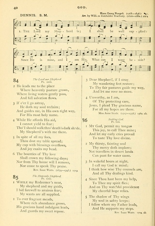 Hymns and Songs of Praise for Public and Social Worship page 40
