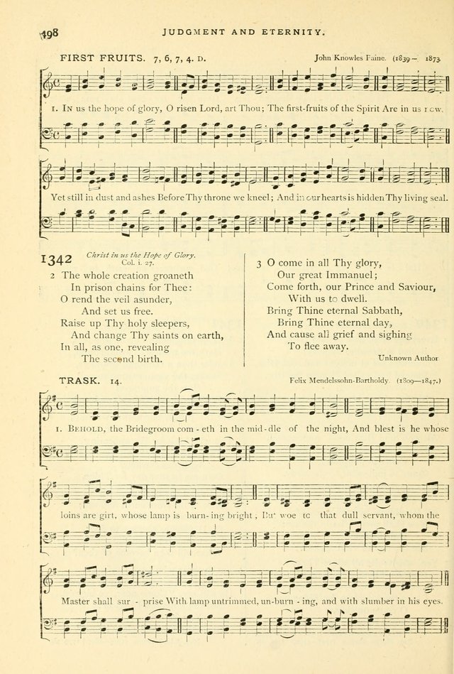 Hymns and Songs of Praise for Public and Social Worship page 512