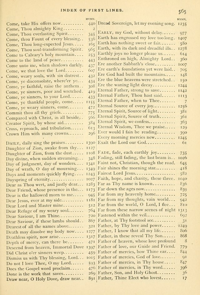 Hymns and Songs of Praise for Public and Social Worship page 579