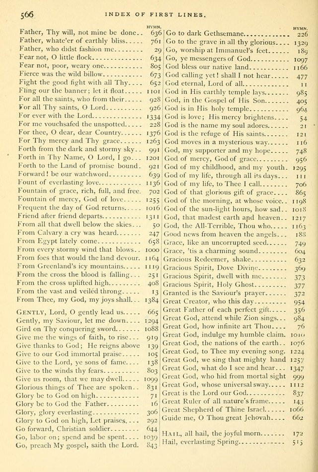 Hymns and Songs of Praise for Public and Social Worship page 580