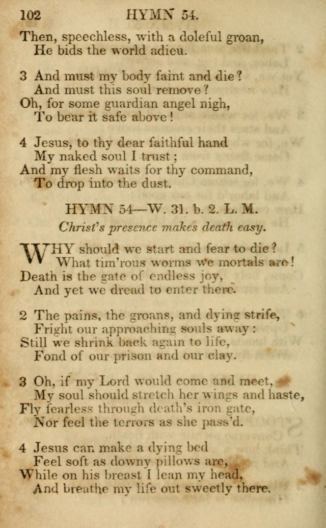 Hymns and Spiritual Songs page 112