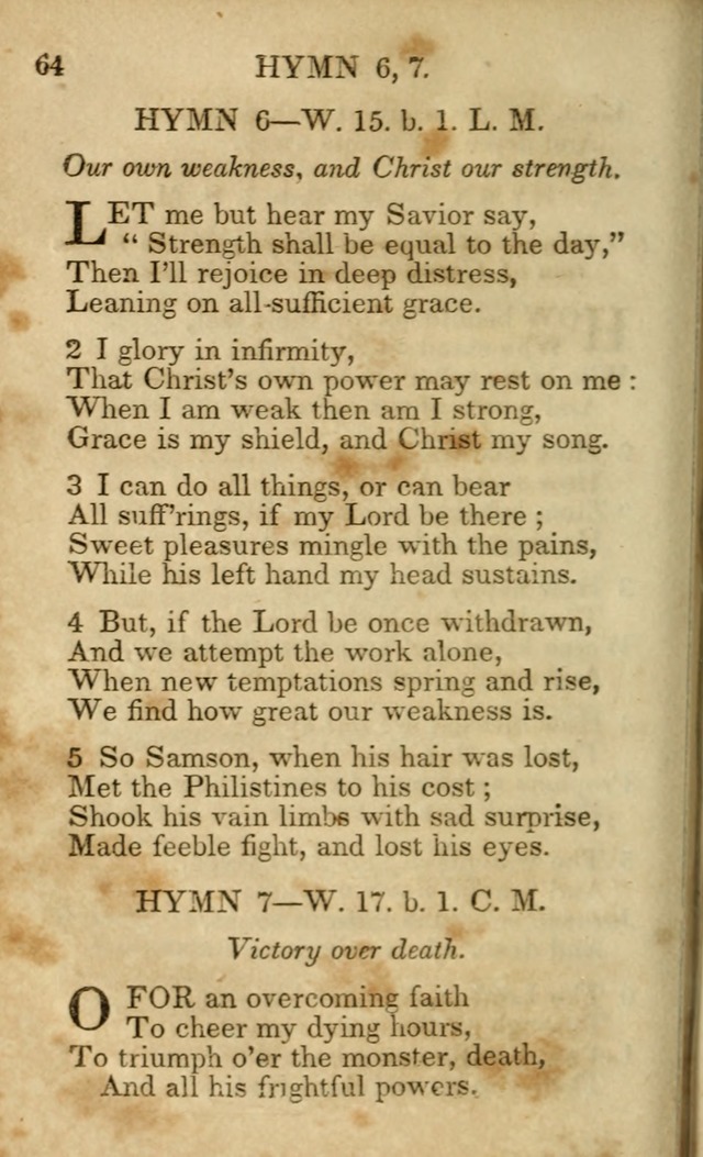 Hymns and Spiritual Songs page 64