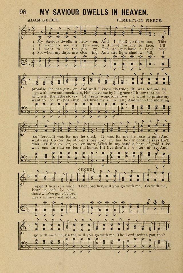 The Helper in Sacred Song: for Sunday-schools, churches, and devotional services page 98