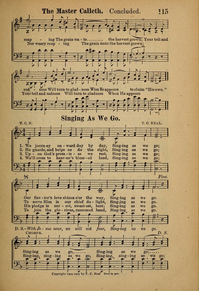 Hymns and Spiritual Songs page 115