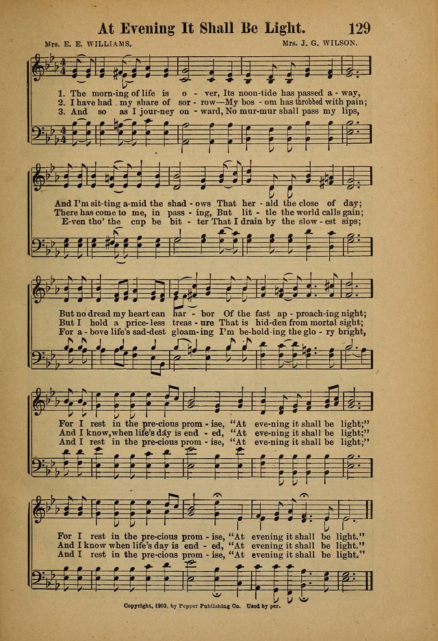 Hymns and Spiritual Songs page 129