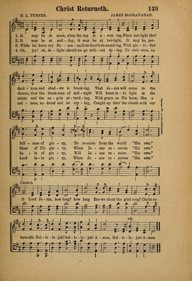 Hymns and Spiritual Songs page 139