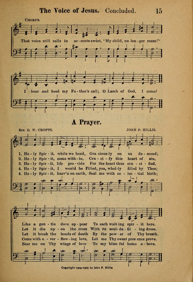 Hymns and Spiritual Songs page 15