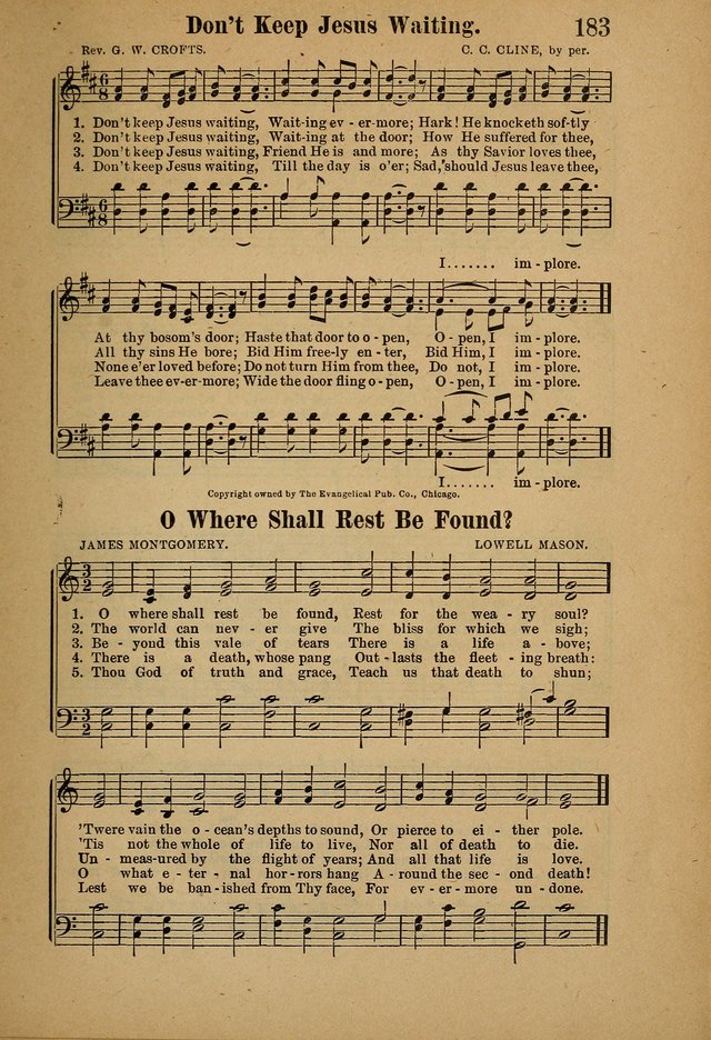 Hymns and Spiritual Songs page 181
