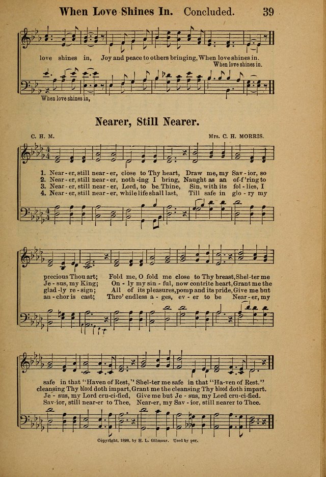 Hymns and Spiritual Songs page 39