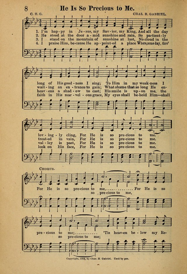 Hymns and Spiritual Songs page 8