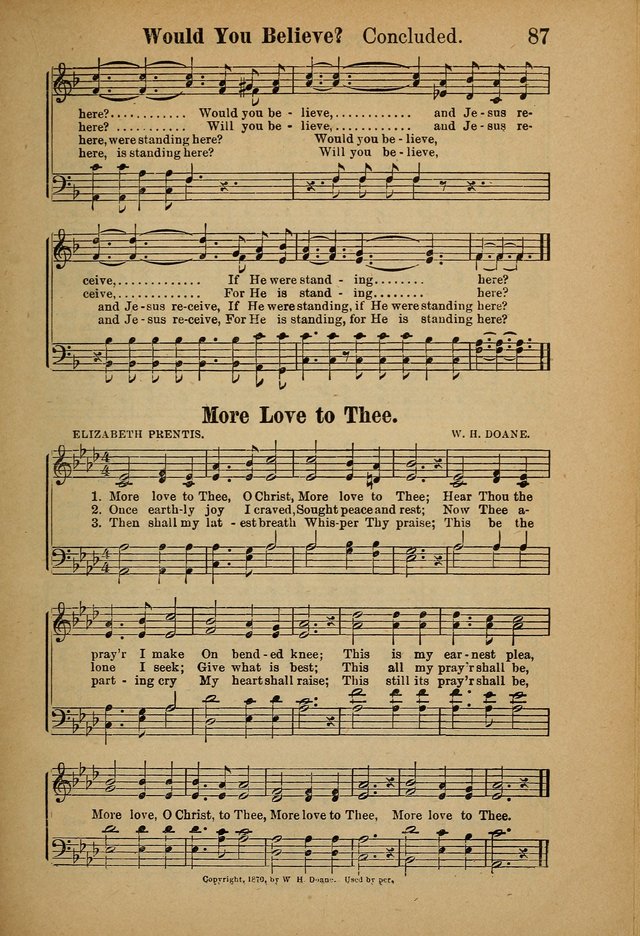 Hymns and Spiritual Songs page 87