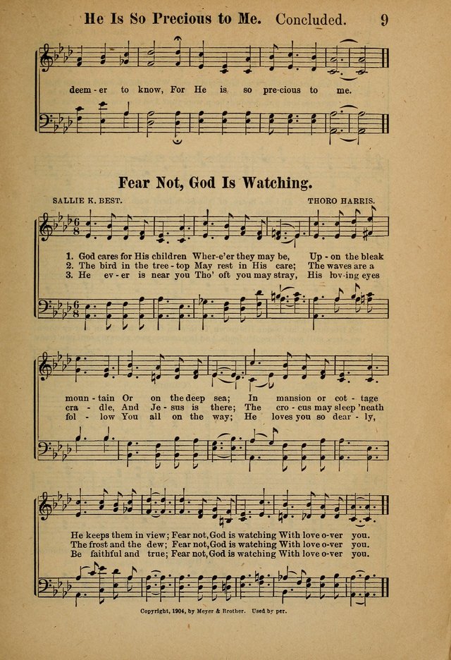 Hymns and Spiritual Songs page 9