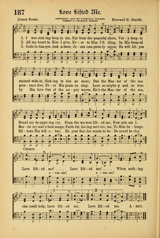Hymns and Sacred Songs 187. I was sinking deep in sin