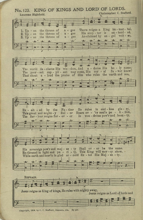 Hallelujahs: for Sunday Schools, Singing-Schools, Revivals, Conventions and General Use in Christian Work and Worship page 136