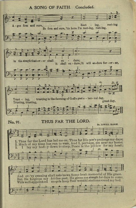 Hallelujahs: for Sunday Schools, Singing-Schools, Revivals, Conventions and General Use in Christian Work and Worship page 91