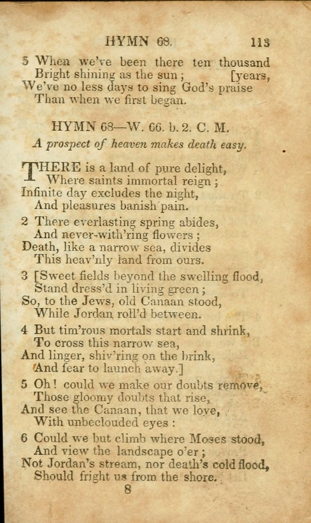Hymns and Spiritual Songs, Original and Selected, for the Use of Christians. (8th ed.) page 116