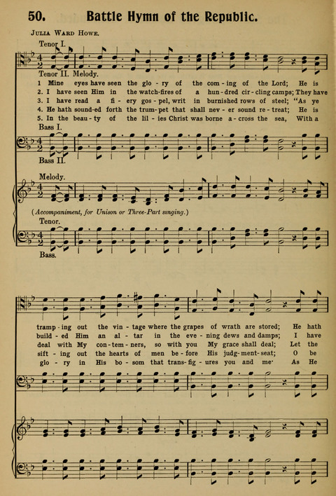 Hymnal for Soldiers and Sailors: for the public and private use of the Soldiers and Sailors page 52