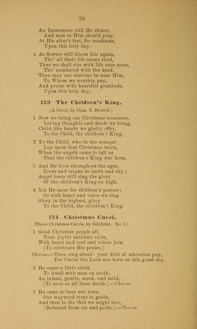 Hymns and services of the Sunday-school of the West Spruce Street Presbyterian Church, Philadelphia page 85